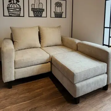 Sillón 2 cuerpos con esquinero móvil